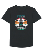 Scifi Lover Tricou mânecă scurtă guler larg Bărbat Skater