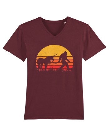 Bigfoot Unicorn Retro Legends Burgundy