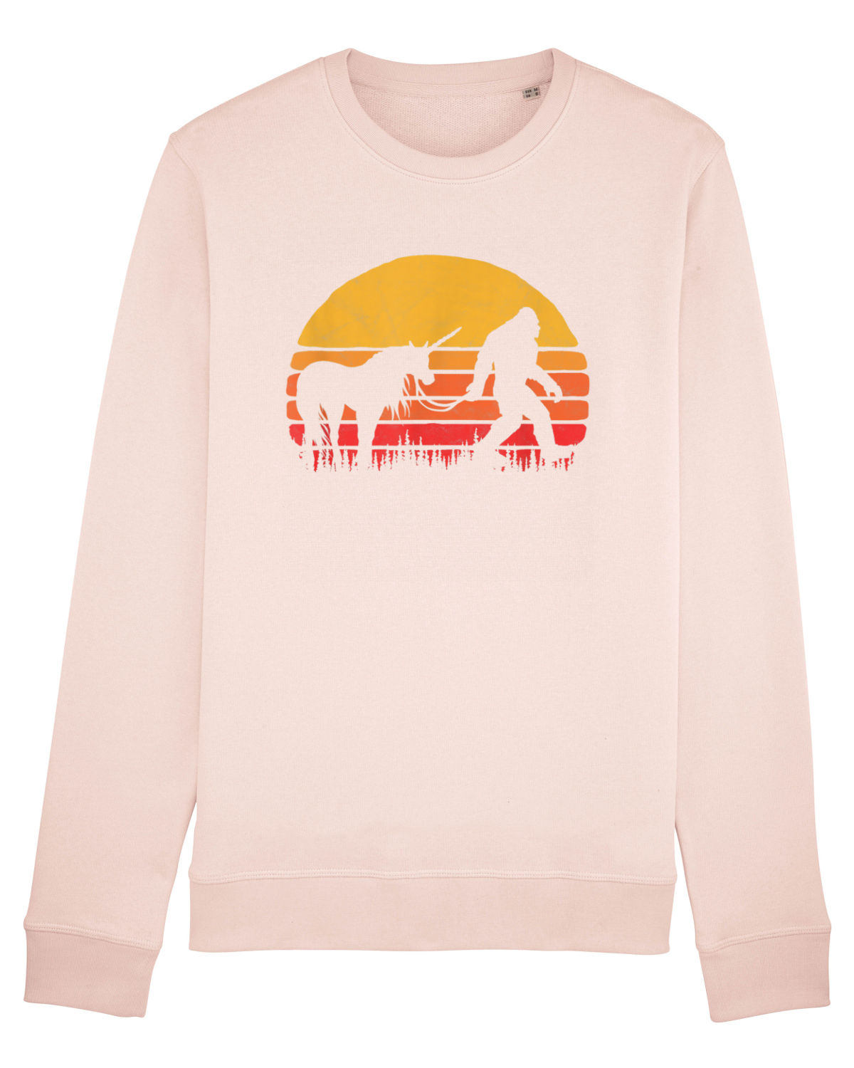 Bluză mânecă lungă Unisex Rise Candy Pink