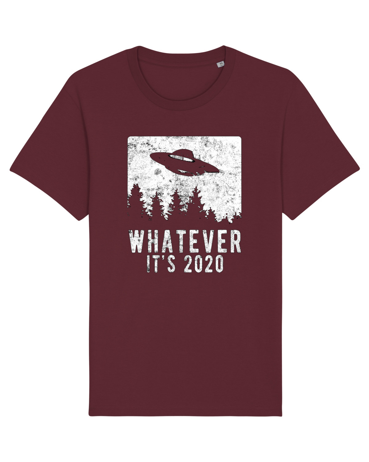 Tricou mânecă scurtă Unisex Rocker Burgundy
