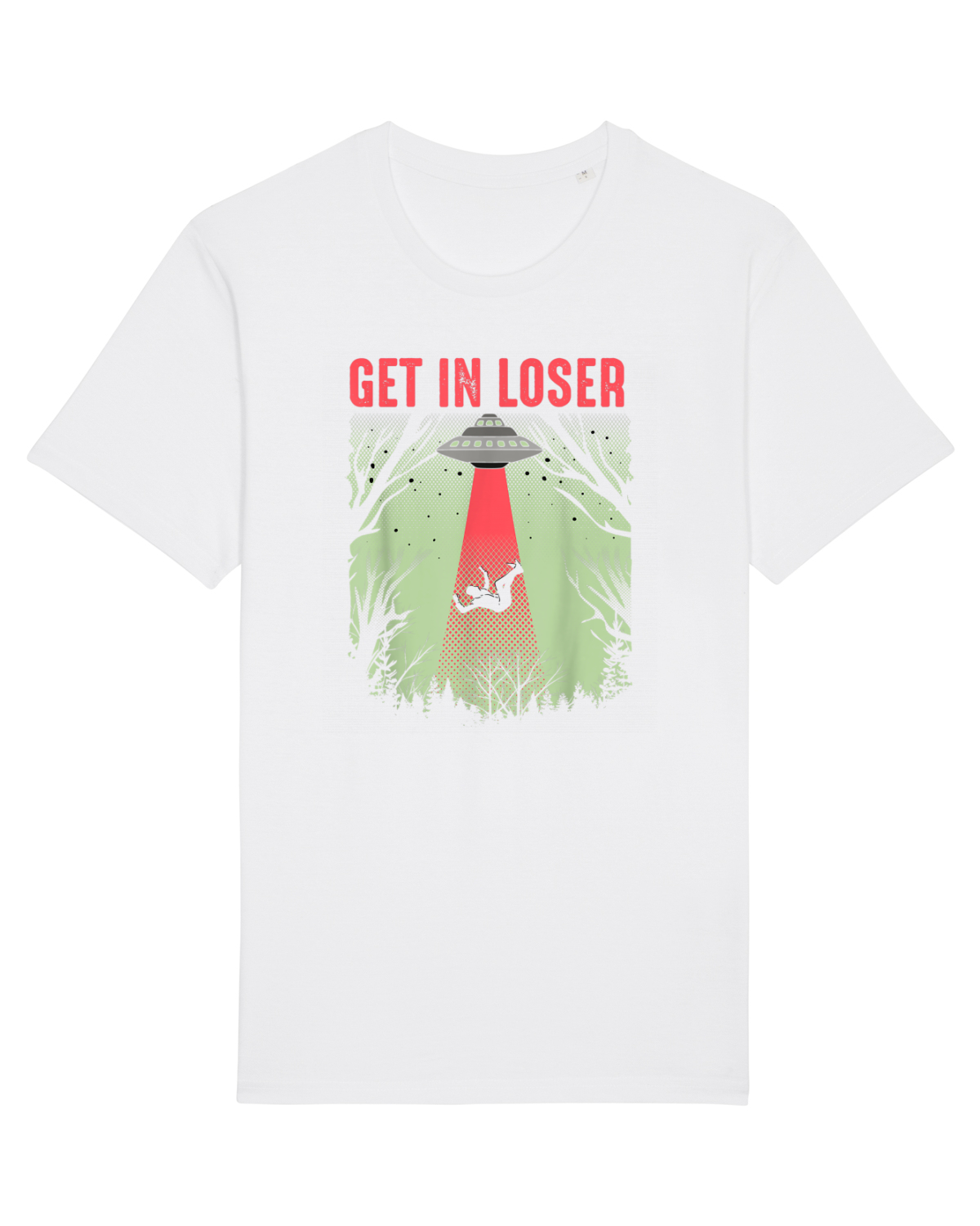 Tricou mânecă scurtă Unisex Rocker White