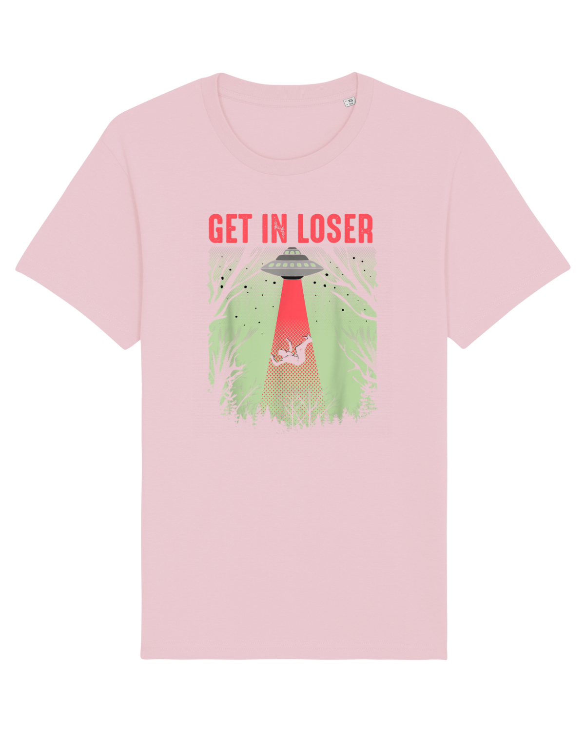 Tricou mânecă scurtă Unisex Rocker Cotton Pink