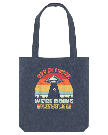 Retro Sunset Get In Loser Midnight Blue