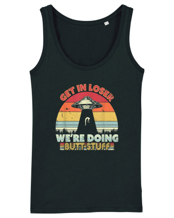 Retro Sunset Get In Loser Black
