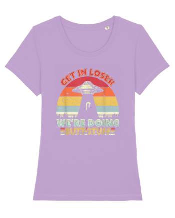 Retro Sunset Get In Loser Lavender Dawn