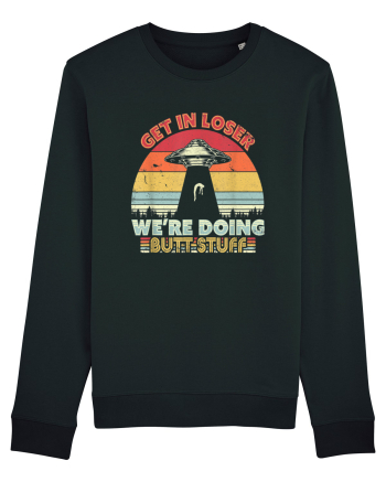 Retro Sunset Get In Loser Black