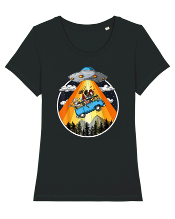 Hippie Van Alien Abduction Black