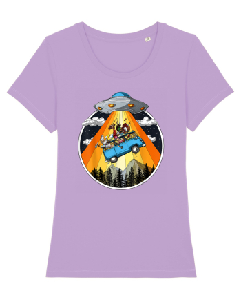 Hippie Van Alien Abduction Lavender Dawn