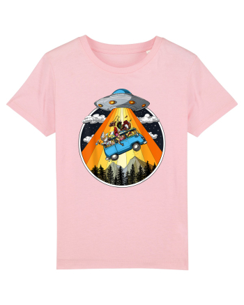 Hippie Van Alien Abduction Cotton Pink