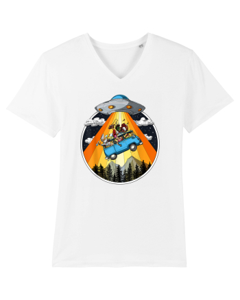 Hippie Van Alien Abduction White