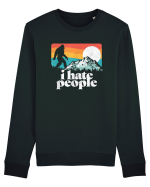 Bigfoot I Hate People Bluză mânecă lungă Unisex Rise