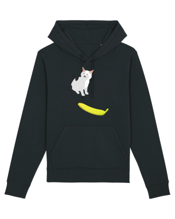 Cat no like banana Black