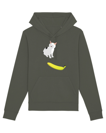 Cat no like banana Khaki