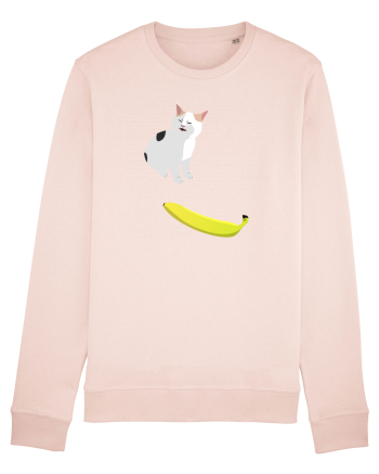 Cat no like banana Candy Pink