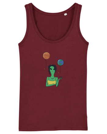 Party Alien Burgundy