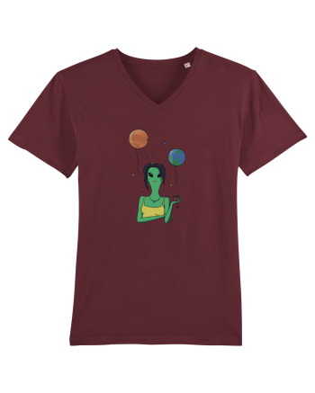 Party Alien Burgundy
