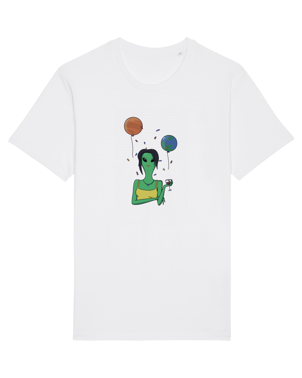 Tricou mânecă scurtă Unisex Rocker White