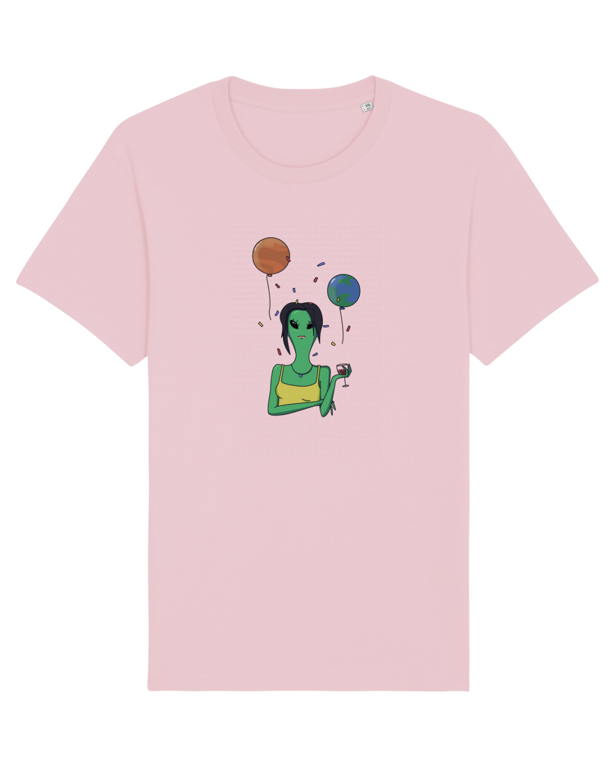 Tricou mânecă scurtă Unisex Rocker Cotton Pink