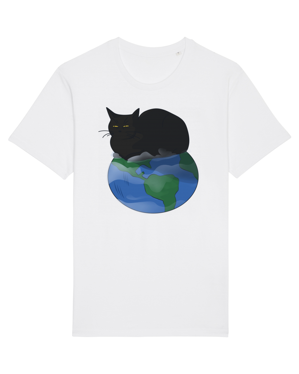 Tricou mânecă scurtă Unisex Rocker White