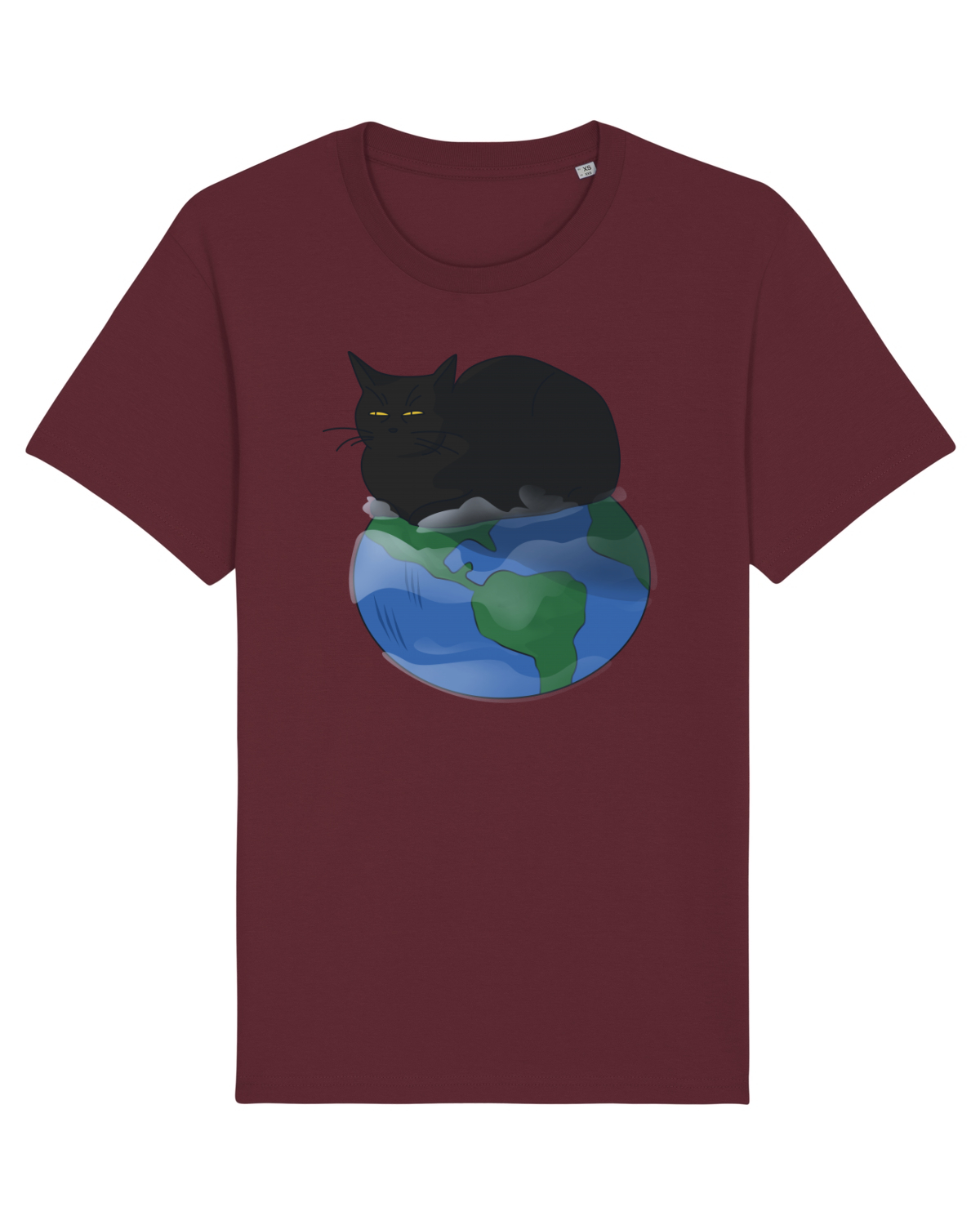 Tricou mânecă scurtă Unisex Rocker Burgundy