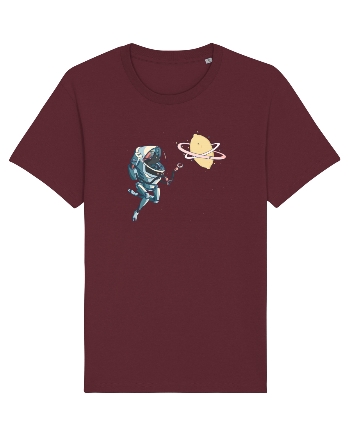 Tricou mânecă scurtă Unisex Rocker Burgundy