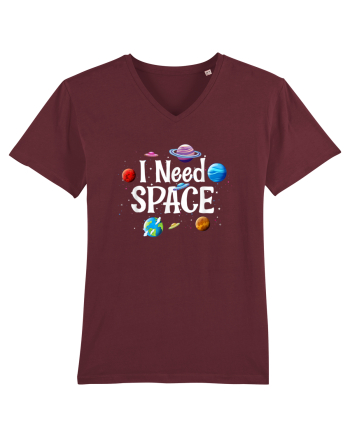 I Need Space Solar System Burgundy
