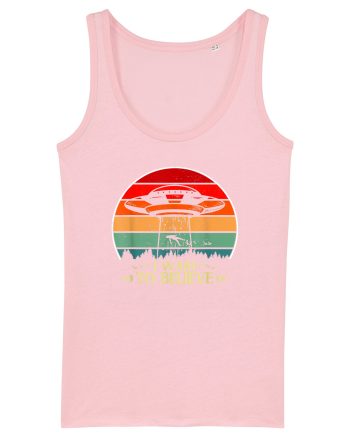 I Want to Believe Cotton Pink