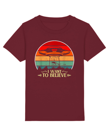 I Want to Believe Burgundy