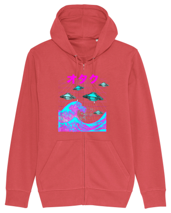 Kanagawa Great Wave Carmine Red