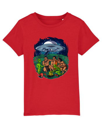 Neanderthal Space Aliens Red