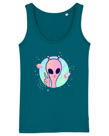 Cool Trippy Pink Alien Ocean Depth