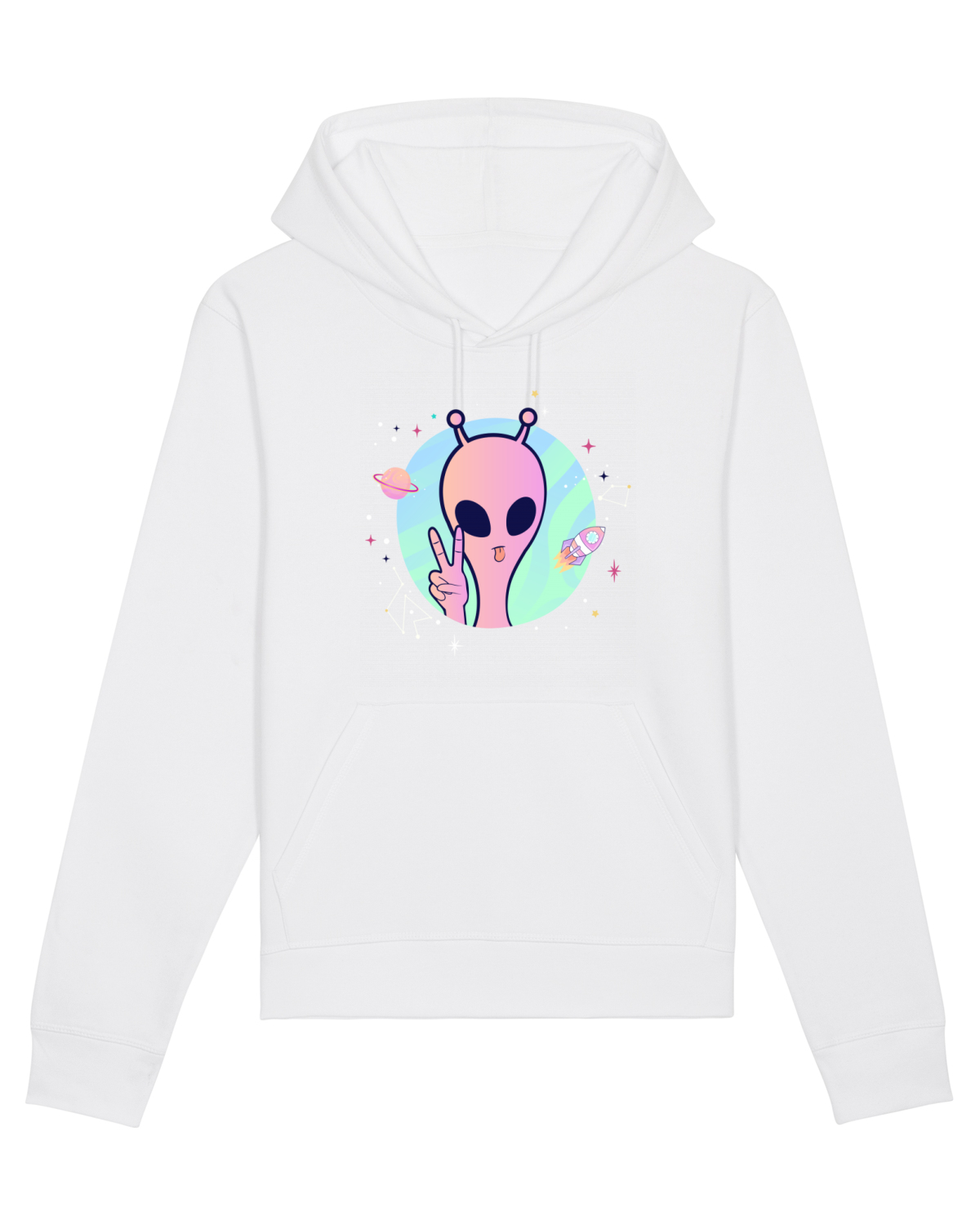 Hanorac Unisex Drummer White