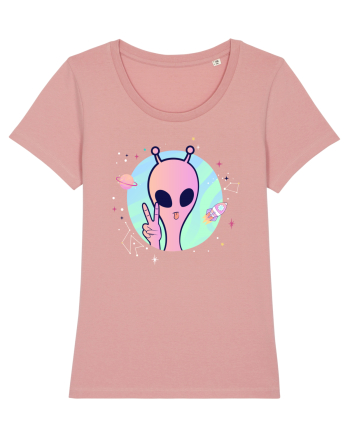 Cool Trippy Pink Alien Canyon Pink
