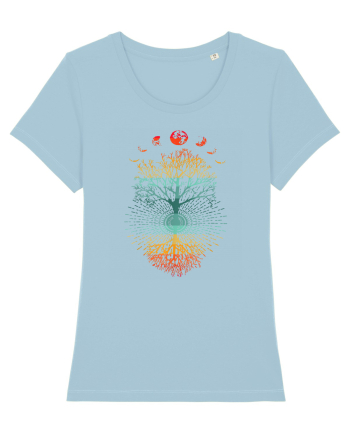 Copacul Vietii  / Fazele Lunii Sky Blue