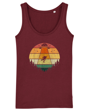 Bigfoot UFO Abduction Burgundy