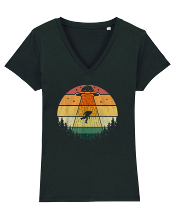 Bigfoot UFO Abduction Black