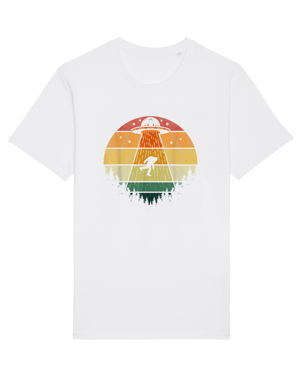 Tricou mânecă scurtă Unisex Rocker White