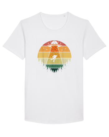 Bigfoot UFO Abduction White