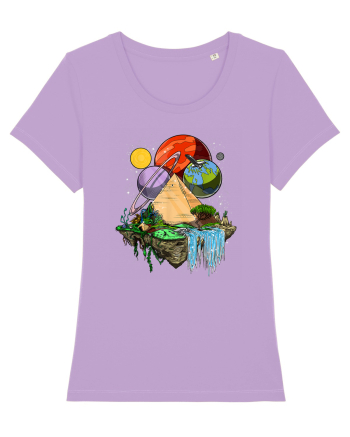 Space Egyptian Pyramid Lavender Dawn
