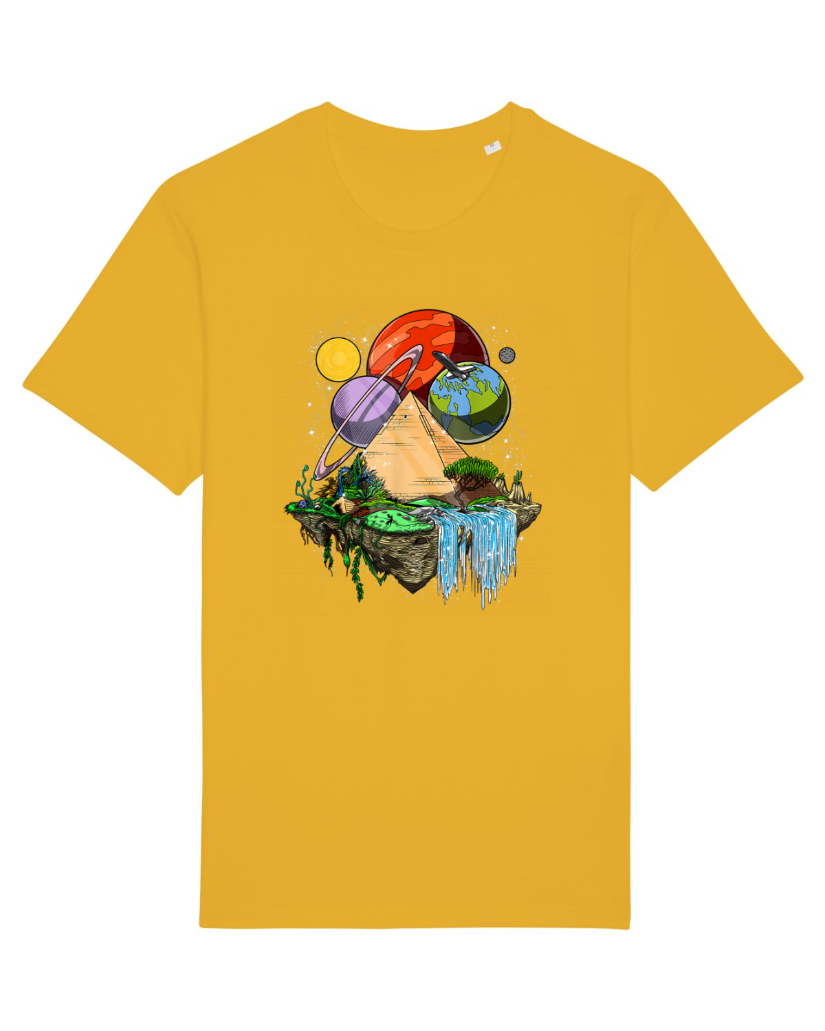 Tricou mânecă scurtă Unisex Rocker Spectra Yellow