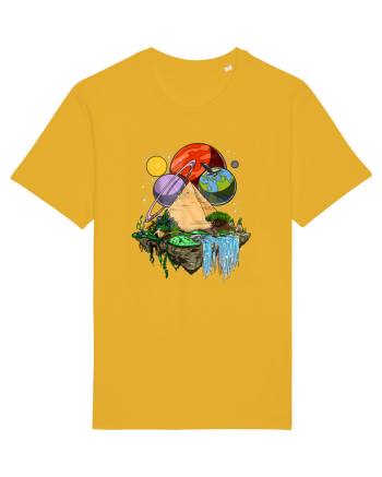 Space Egyptian Pyramid Spectra Yellow