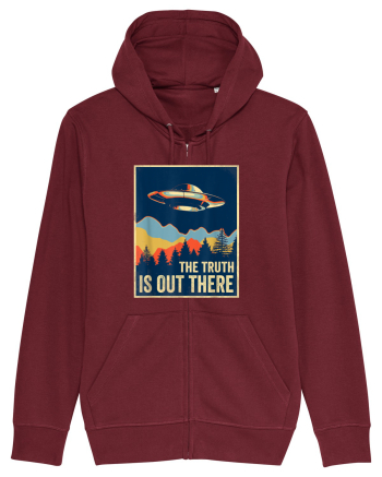 The Truth Is Out There Burgundy