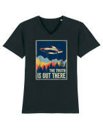 The Truth Is Out There Tricou mânecă scurtă guler V Bărbat Presenter
