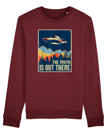 The Truth Is Out There Burgundy