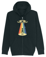 Alien Abduction Vintage Hanorac cu fermoar Unisex Connector