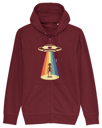 Alien Abduction Vintage Burgundy