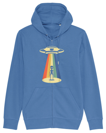 Alien Abduction Vintage Bright Blue