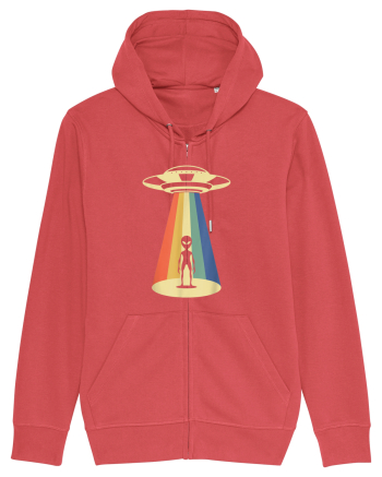 Alien Abduction Vintage Carmine Red