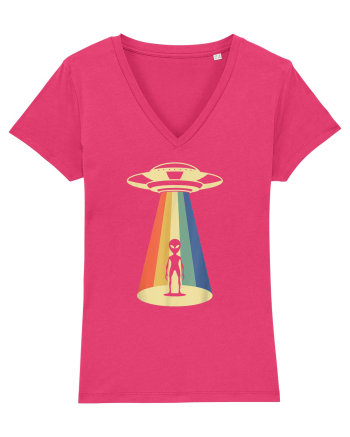 Alien Abduction Vintage Raspberry