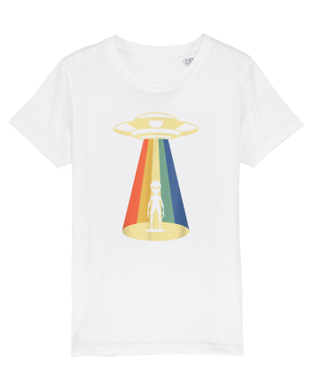 Alien Abduction Vintage White